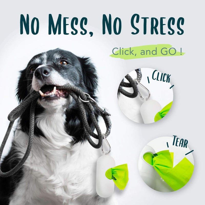 moonygreen Certified Compostable Dog Poop Bag Rolls, Landfill friendly Doggie Poop Bags, Vegetable-Based, ASTM D6400, Unscented, Extra Thick, Leak Proof, Size 9 x 13 Inches, Refills 240 Counts - Image 5